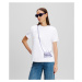 Tričko Karl Lagerfeld Karl K Cross Bag T-Shirt White