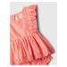 Ružové dievčenské body so sukničkou GAP