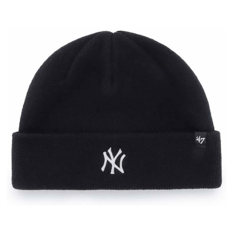 Čiapka 47brand Mlb New York Yankees čierna farba, 47 Brand