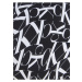Bielo-čierny dámsky vzorovaný vrchný diel plaviek Calvin Klein Underwear