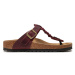 Birkenstock Žabky Gizeh Braided Leoi 1027930 Bordová