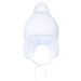 Zimná detská čiapočka New Baby biela, veľ:98 , 20C26827