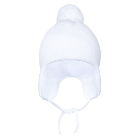 Zimná detská čiapočka New Baby biela