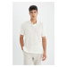 DEFACTO Regular Fit Short Sleeve Knitted Polo Shirt