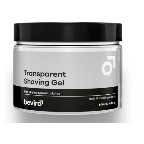 Priehľadný gél na holenie Beviro - 500 ml (BV202) + darček zadarmo