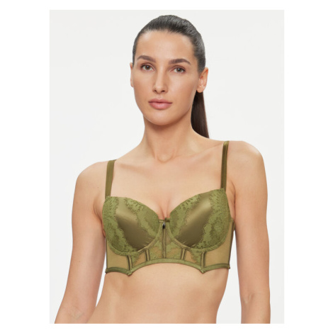 Hunkemöller Podprsenka s kosticami Amelie Pd Ll 203523 Zelená Hunkemoller