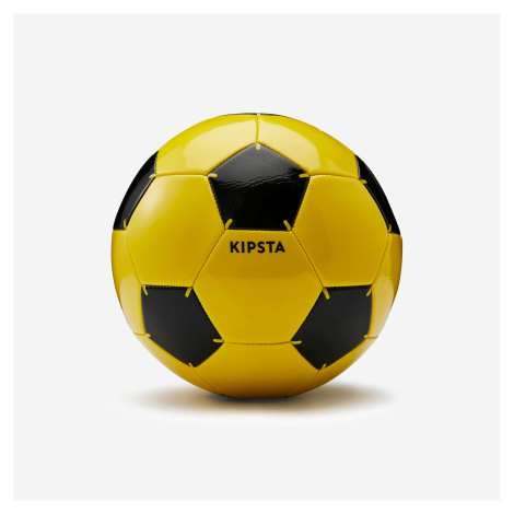 Futbalová lopta First Kick veľkosť 5  žltá KIPSTA