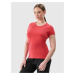 Women's slim T-shirt 4F - red