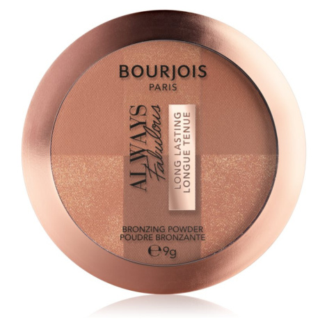 Bourjois Always Fabulous bronzujúci púder pre zdravý vzhľad odtieň 002 Dark Medium