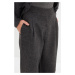 Trendyol Anthracite Wide Leg Trousers