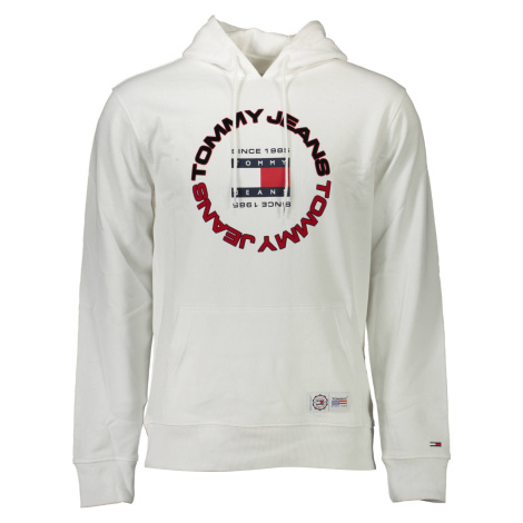 Biela mikina Tommy Hilfiger s kapucňou