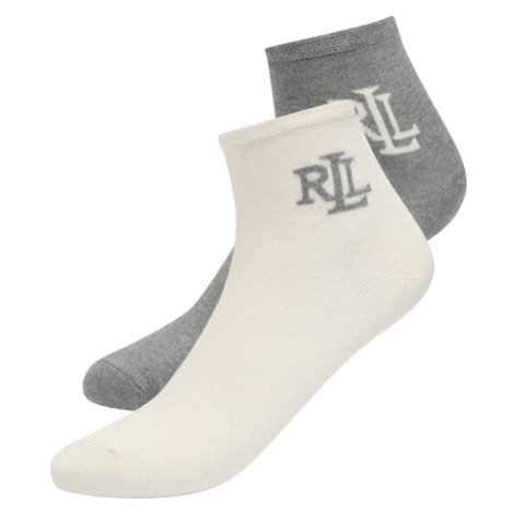 Lauren Ralph Lauren Ponožky  krémová / sivá