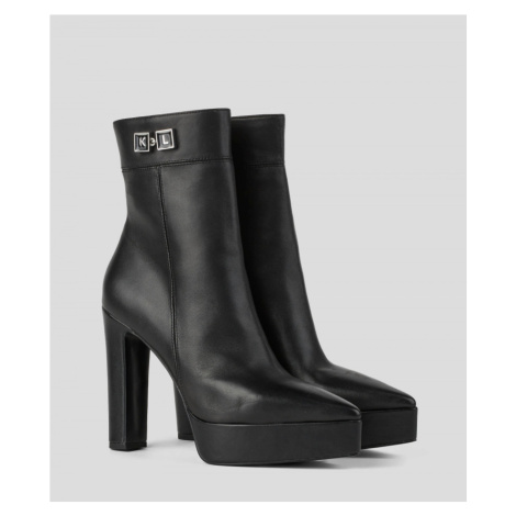 Členková Obuv Karl Lagerfeld K-Link Ankle Boot Čierna