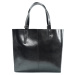 Čierna dámska shopper kabelka TIVORA TORBA FL32 TIVORA BLACK 2011