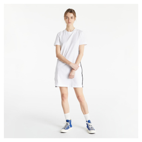 Calvin Klein Jeans Side Contrast Tape T-Shirt Dress Bright White