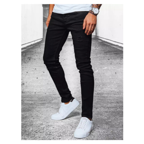Čierne pánske džínsové nohavice UX3914