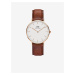 Hnedé unisex kožené hodinky Daniel Wellington Classic St Mawes