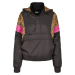 Women's Jacket AOP Mixed Pull Over Black/leo