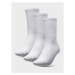 4F SOM303 Pánske vysoké ponožky - 3 páry NOSH4-SOM303 Cold Light Grey MELANGE+WHITE+DEEP Black