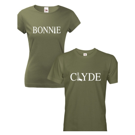 Tričká pre páry  Bonnie and Clyde - pozor, len pre neposlušných chalanov a baby
