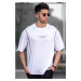 Madmext White Oversize Men's T-Shirt 5234
