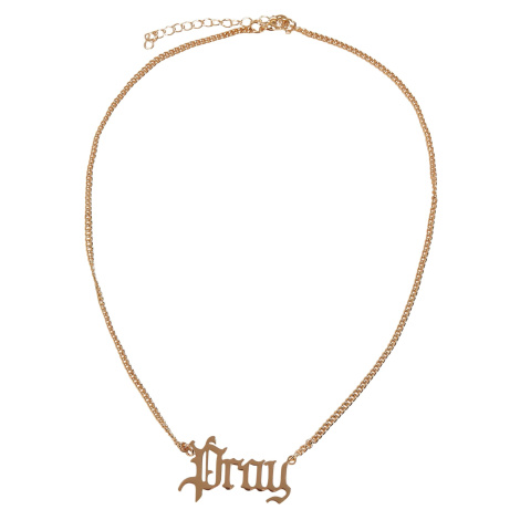 Pray necklace - gold colors