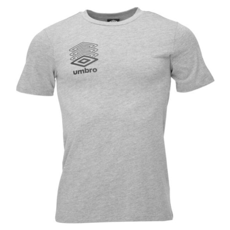 Umbro TERRACE GRAPHIC TEE Pánske tričko, sivá, veľkosť