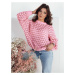 Women's oversize sweater BUGGER pink Dstreet