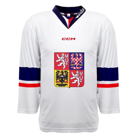 Hokejové reprezentácie hokejový dres Czech Republic 2023/24 CCM Fandres replica white