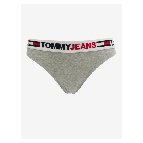 Nohavičky pre ženy Tommy Jeans - svetlosivá Tommy Hilfiger