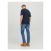 Jack&Jones Tričko Josh 12236514 Tmavomodrá Relaxed Fit