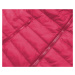 Ľahká ružová dámska prešívaná bunda (20311-266)
