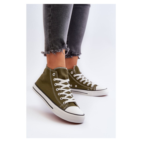 Women's sneakers dark green Socerio