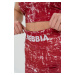 NEBBIA - Legínové šortky s vysokým pásom HAMMIES 615 (red) - NEBBIA