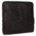 Kožený obal na notebook 13,3" Burkely Lenok - čierna