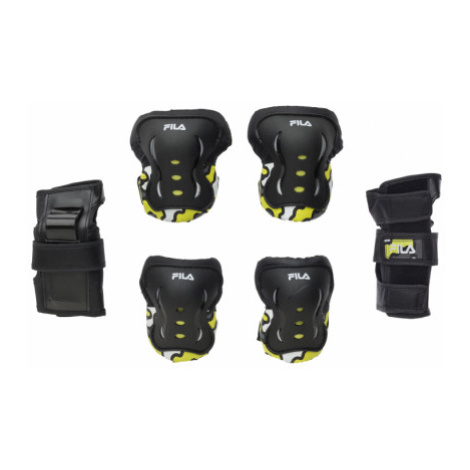 Chlapčenský chrániče na korčule FILA SKATES JR BOY FP GEARS BLK YELLO