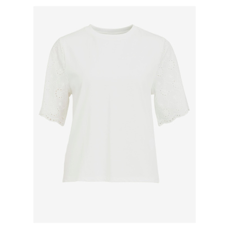 White T-shirt VILA Silinia - Women