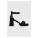 Kožené sandále Vagabond Shoemakers FIONA čierna farba, 5515.001.20