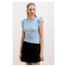 Bigdart 0430 Knitted Blouse - Blue