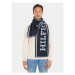 Tommy Hilfiger Šál Monotype Scarf AM0AM11738 Tmavomodrá