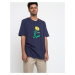 Lazy Oaf Weeds Are Flowers Too T-shirt Navy