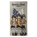 TOWEL POLYESTER ATTACK ON TITAN