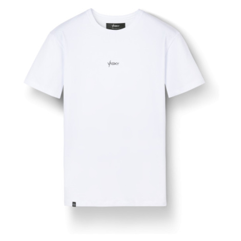 Vasky Urban White Pánske bavlnené biele tričko s krátkym rukávom