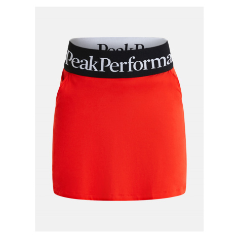 Sukňa Peak Performance W Turf Skirt Červená