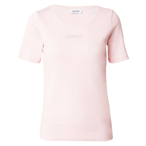 ESPRIT Tričko  sivá / pastelovo ružová