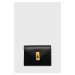 Kožená peňaženka Polo Ralph Lauren dámsky,čierna farba,427886734