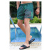 Madmext Dot Pattern Green Swimming Shorts 2950