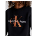 Calvin Klein Jeans Mikina  oranžová / čierna / biela