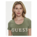 Guess Tričko Pony Hair W4RI45 J1314 Zelená Slim Fit