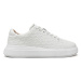 Calvin Klein Sneakersy Cupsole Lace Up Saff Mono HW0HW02103 Biela